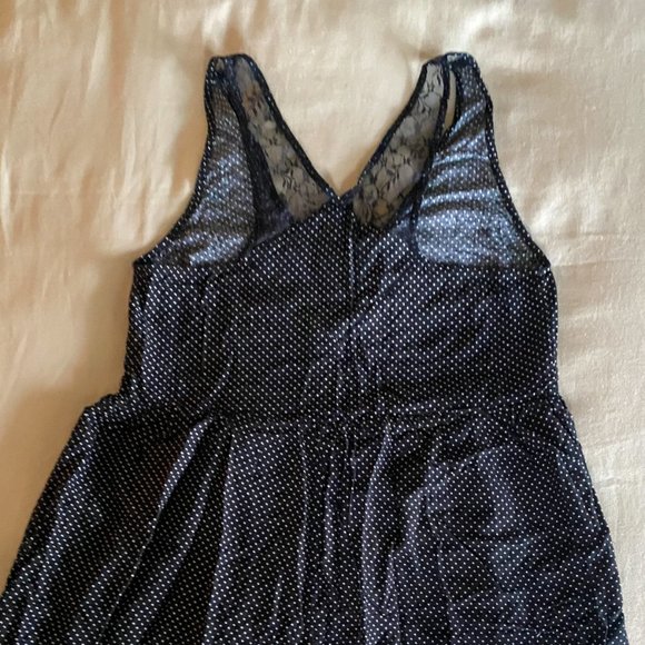 Pull&Bear Black Polka Dot Pull-on Playsuit Romper - Picture 5 of 7